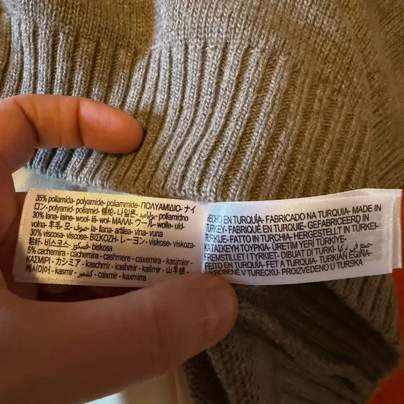 Zara light mink touch of cashmere blend sweater with slip dress NWT - Picture 5 of 9